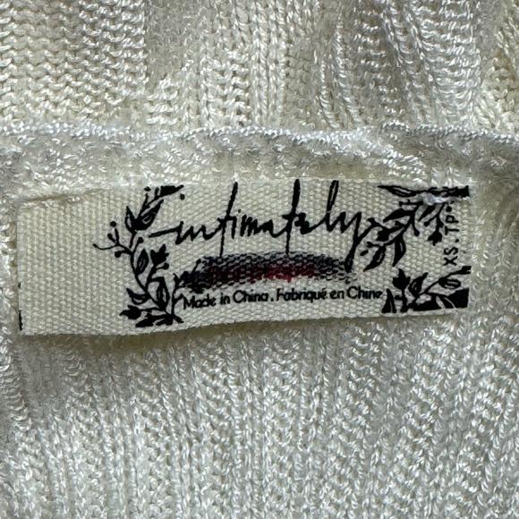 Intimately by Free People White Switch It Up Cami NWOT Size XS - Picture 9 of 11